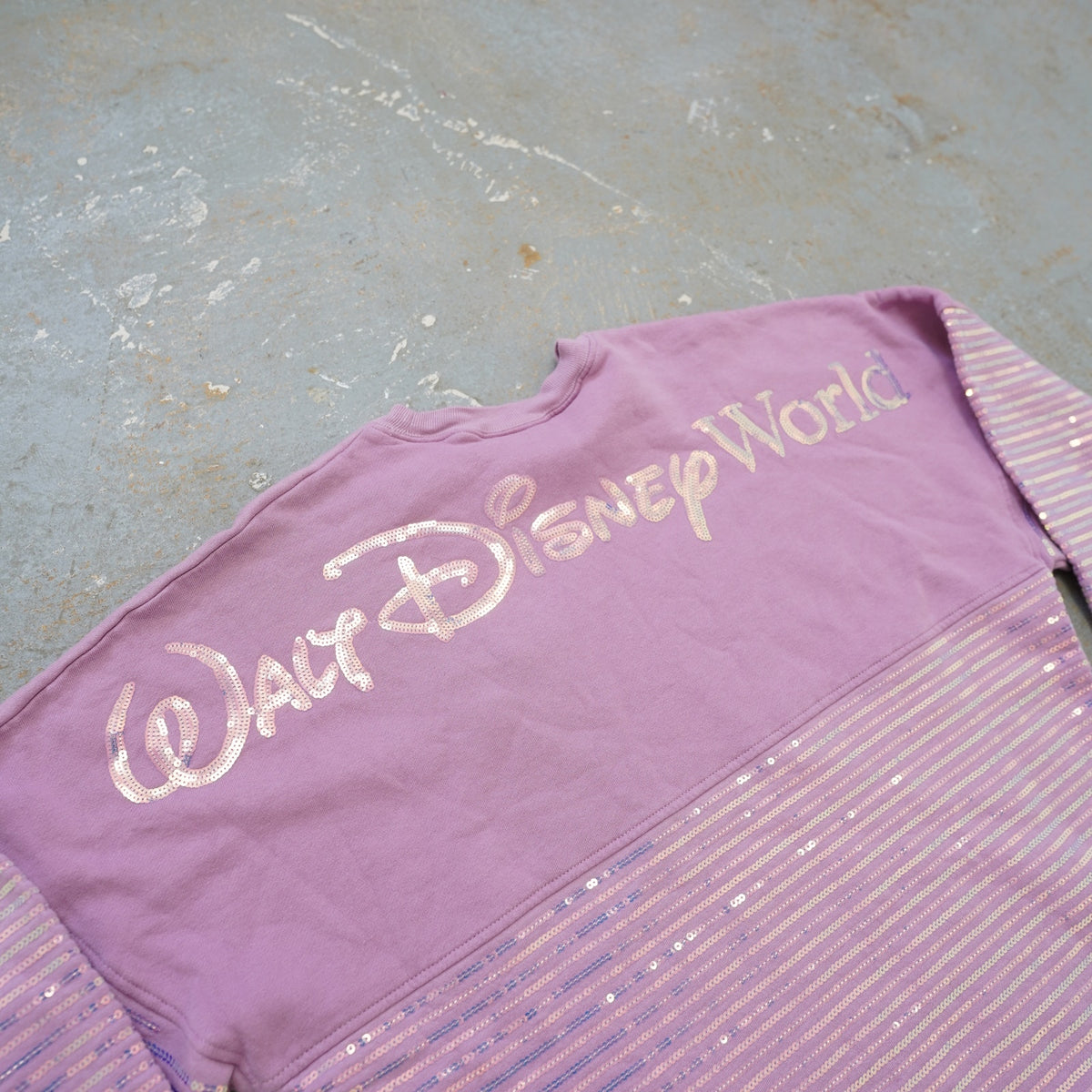 (M) Walt Disney World 50th Anniversary EARidescent Sequined Spirit Jersey Women's M