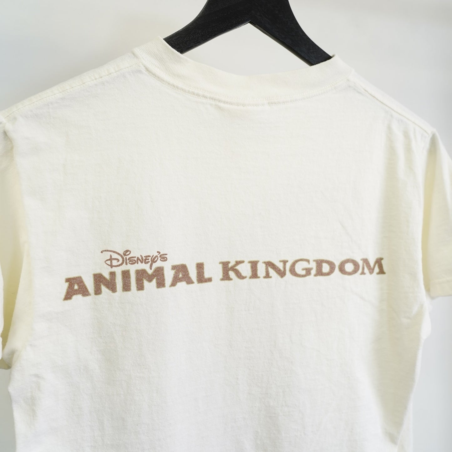 (S) Vintage Mickey Mouse Animal Kingdom 90s Disney World T-Shirt Men's S White Retro