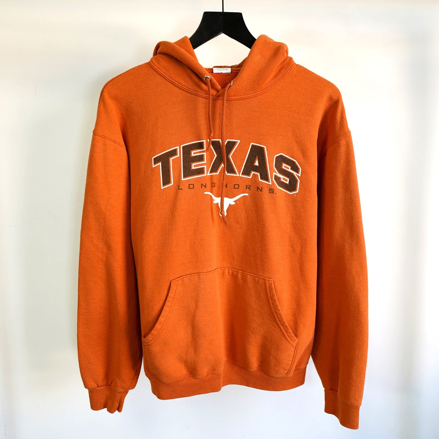 (M) Vintage Texas Longhorns Jerzees 2000s Hoodie Men's M Jacket Burnt Orange Y2K
