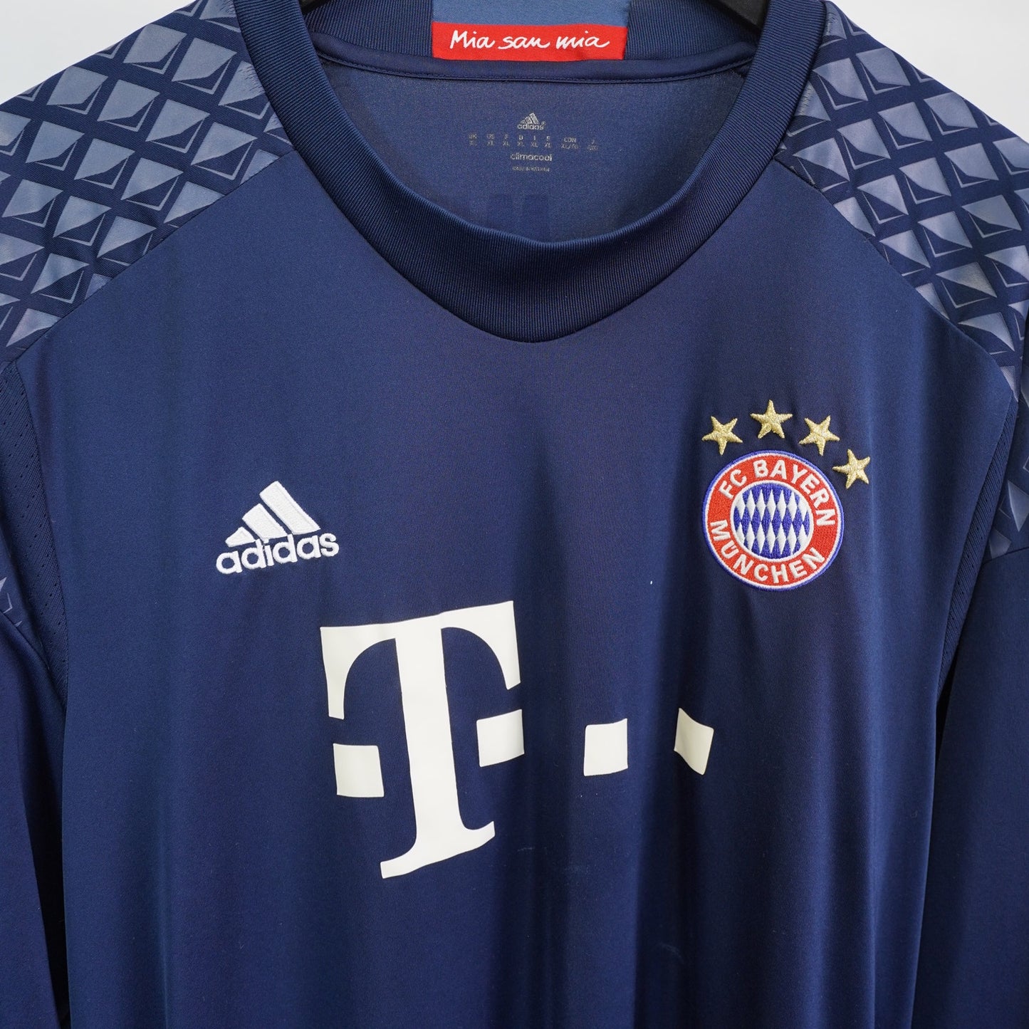 (XL) Adidas Bayern Munich Manuel Neuer Goalkeeper Soccer Jersey Mens XL Blue Football