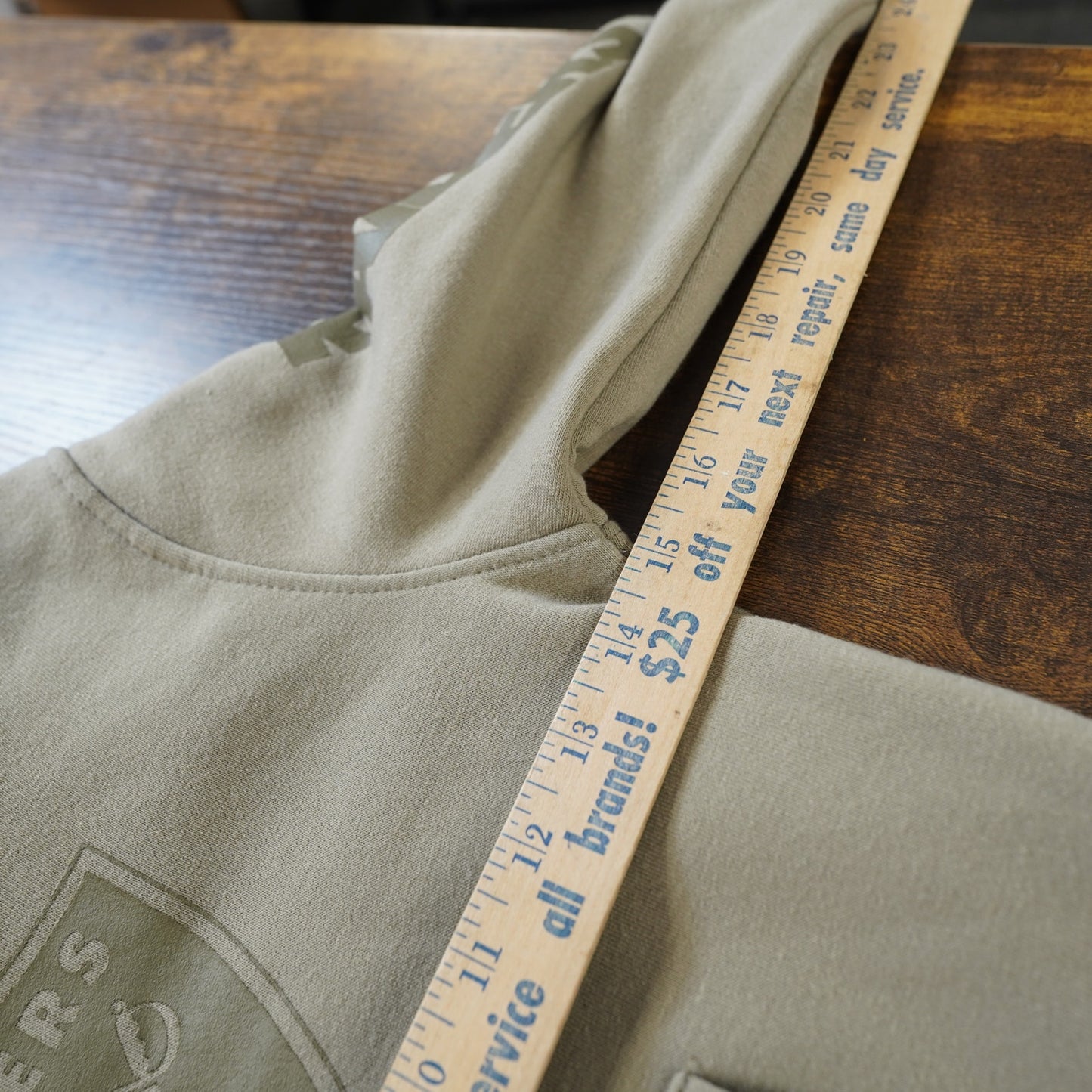 (Kids Sz. 4) Las Vegas Raiders Hoodie Kids Size 4 Tan Military NFL Football Salute to Service