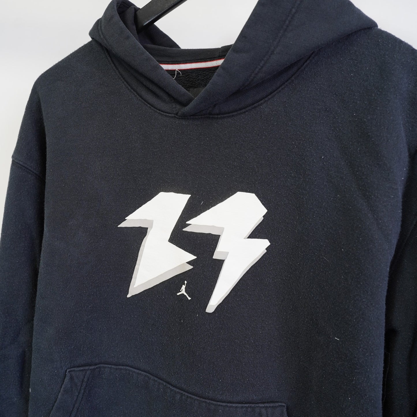 (M) Air Jordan Flight MVP Hoodie Men's M Black White Retro 8 Streetwear