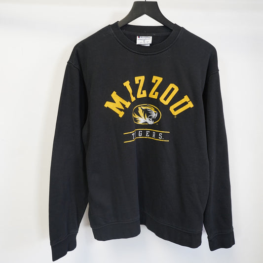 (M) University of Missouri Tigers Sewn Champion Sweatshirt Men's M Black Mizzou