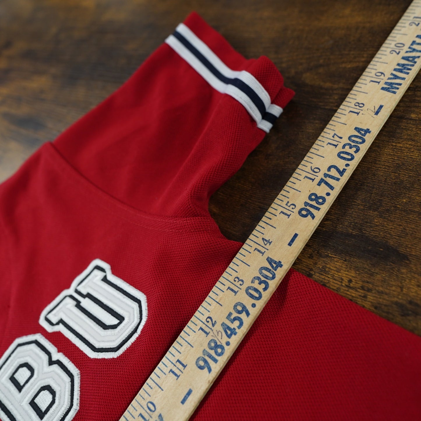 (Kids 4) Vintage Kids Fubu Stitched Baseball Jersey Boys S Size 4 Y2K 2000s Hip Hop Red