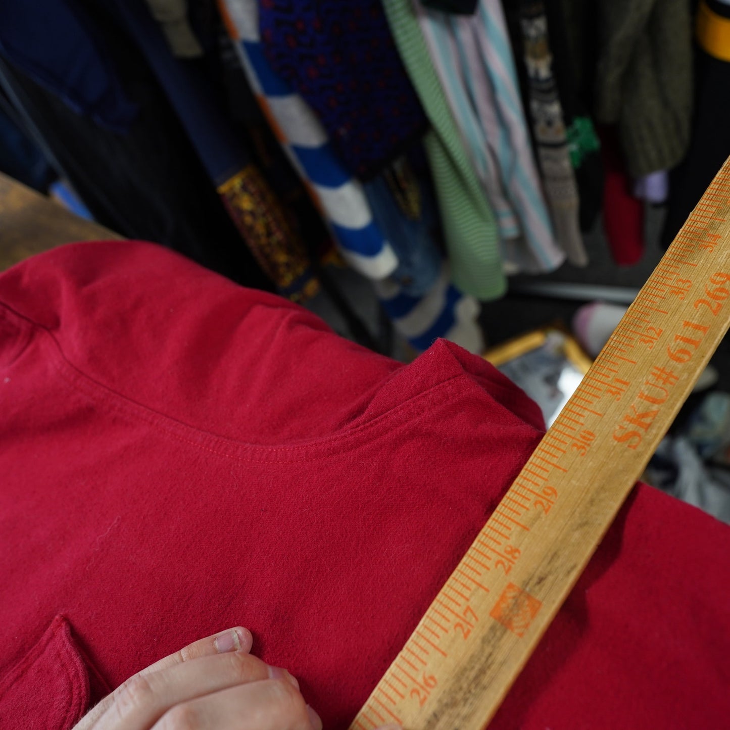 (3XL) Vintage Cabela's Deerskin Chamois Button Up Men's 3XL Red Hunting Outdoor Hiking