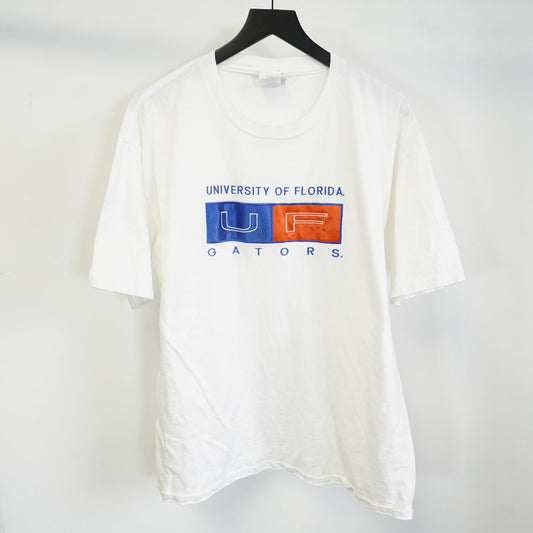 (XL) Vintage 90s Florida Gators Embroidered T-Shirt Men's XL White UF University