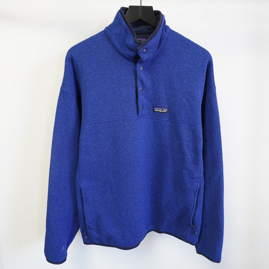 (L) Patagonia Better Sweater Deep Blue Snap Pullover Fleece Men's Large Gorpcore