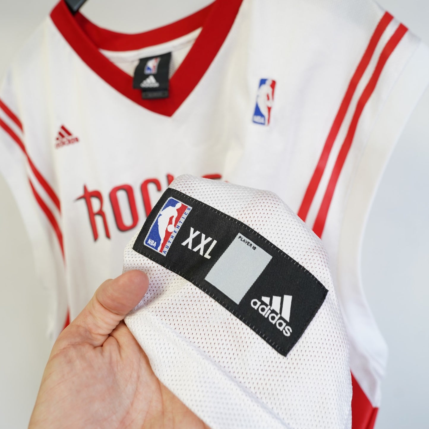 (XXL) Vintage Tracy McGrady Adidas Houston Rockets Jersey Men's XXL White Red Y2K