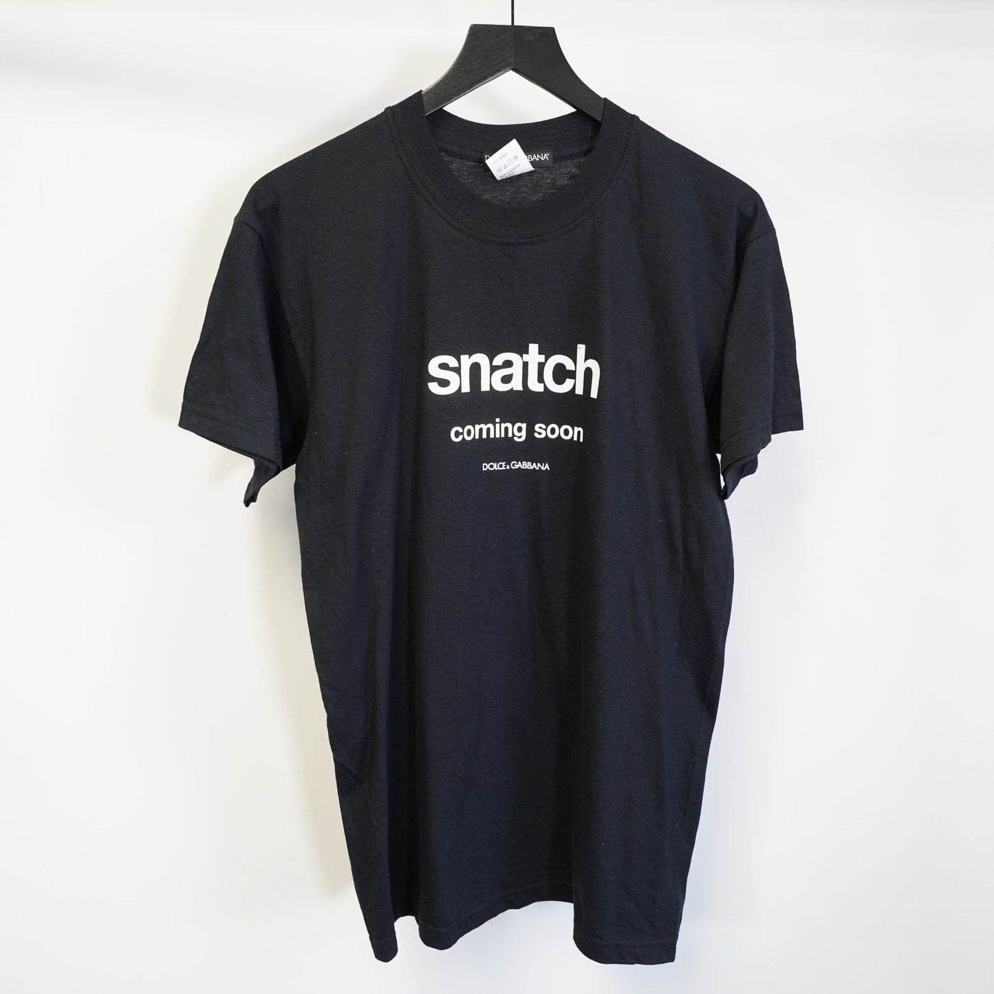 (M) Vintage 2000s Dolce & Gabbana Snatch Movie Promo T-Shirt Men's M Black Y2K