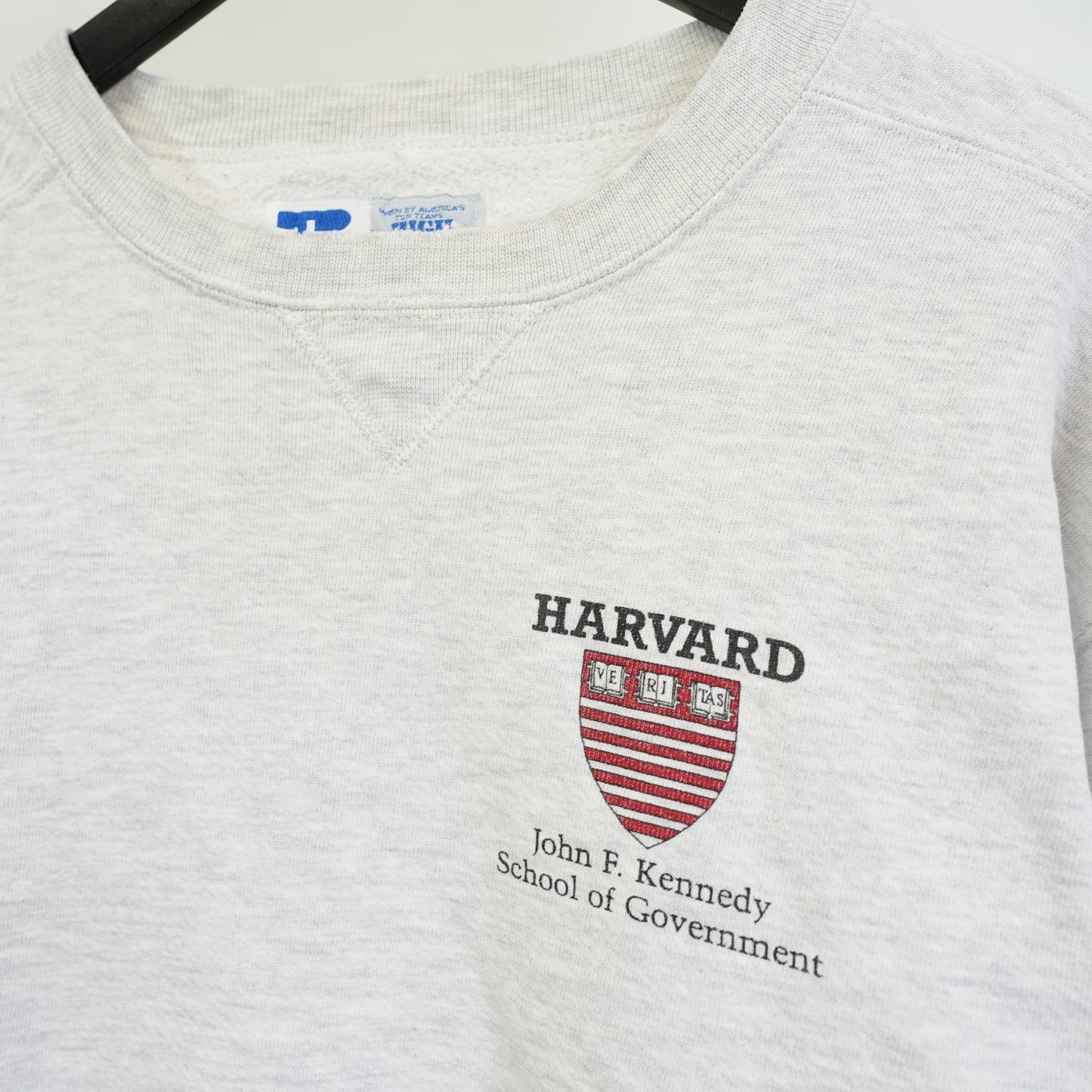 (M) Vintage Harvard School of Government Russell Athletic Sweatshirt Mens M 90 Gray