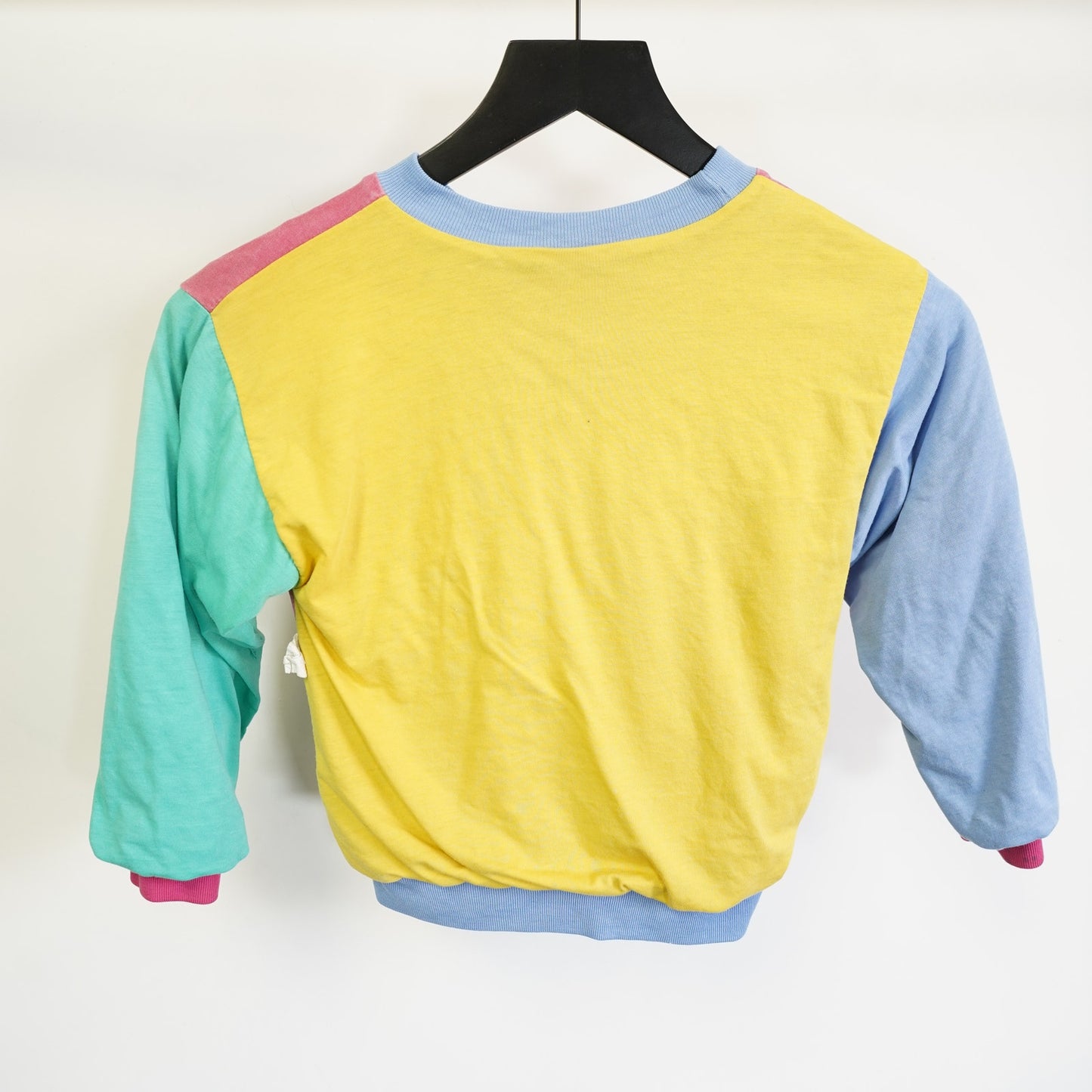 (Kids 4T) Vintage Mickey Mouse Reversible Disney Sweatshirt Kids 4T 90s Cartoon Pastel