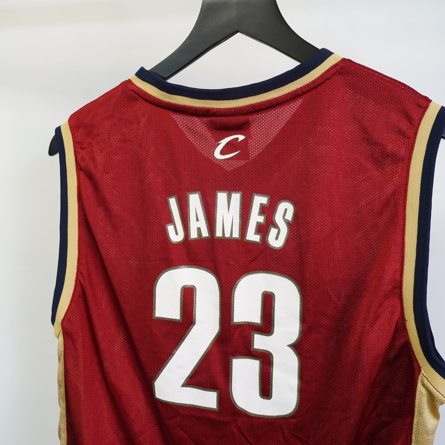 (Kids L) Vintage Lebron James Cleveland Cavaliers Reebok Basketball Jersey Youth L Kids