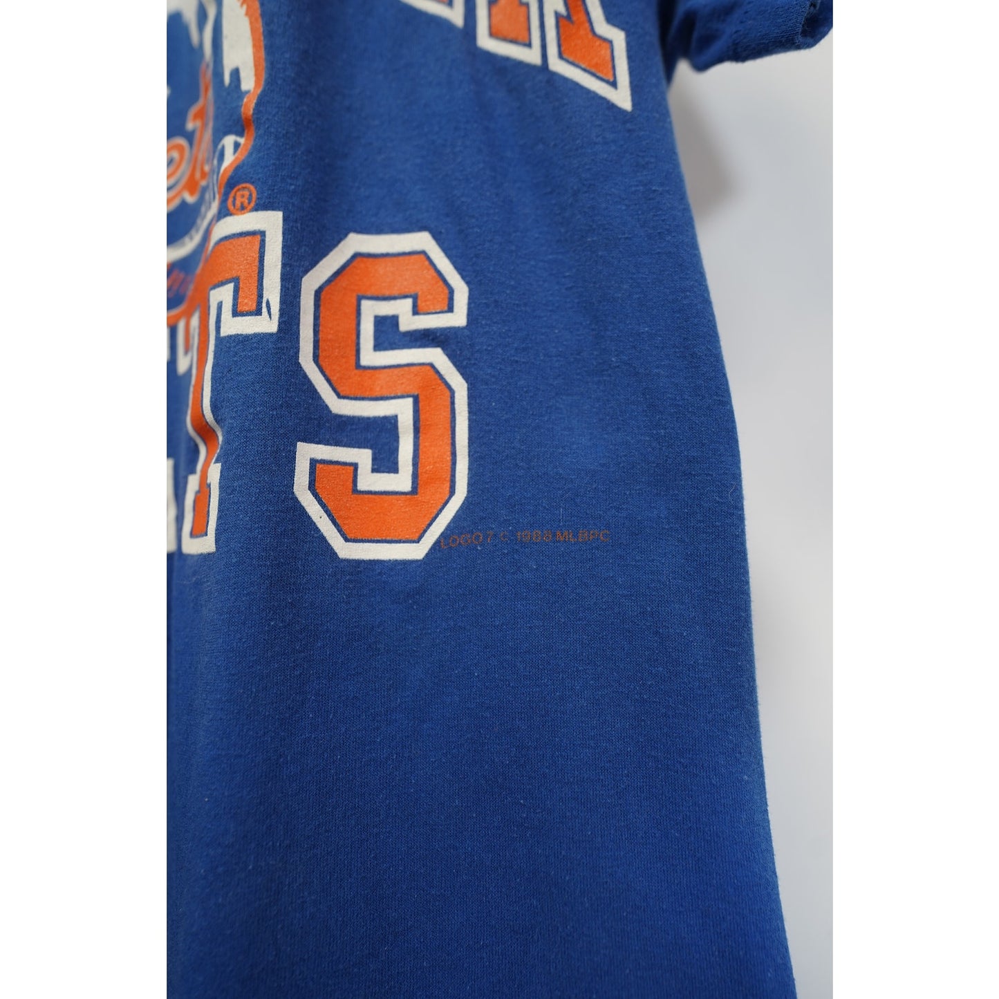 Men's S Vtg 1988 New York Mets Single Stitch Baseball T-Shirt MLB