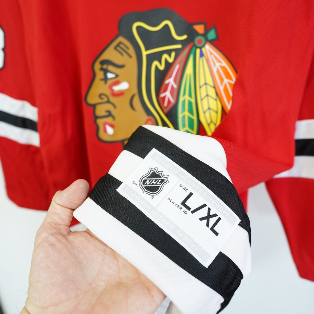(Youth L/XL) Chicago Blackhawks Patrick Kane Reebok Hockey Jersey Boys L/XL Youth Red NHL