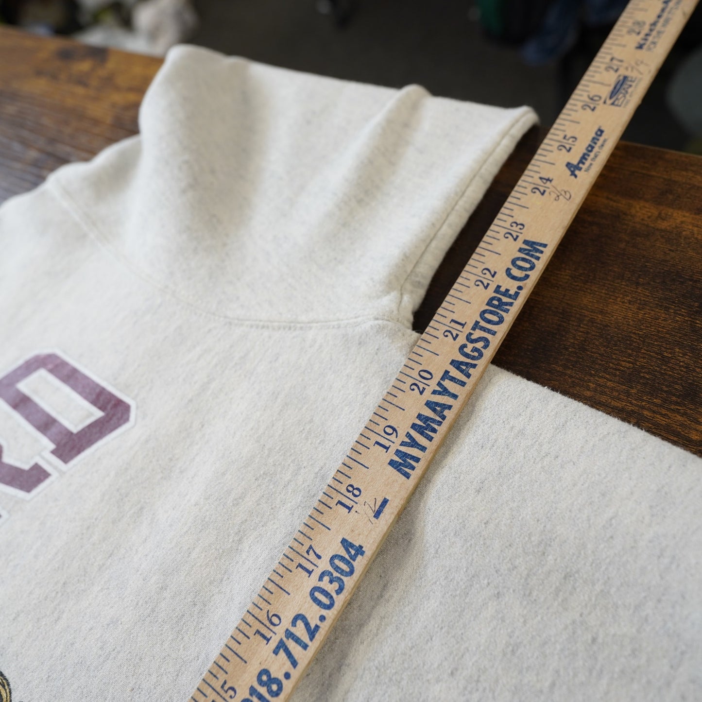 (M) Harvard University Champion Heather Gray Hoodie Men's M