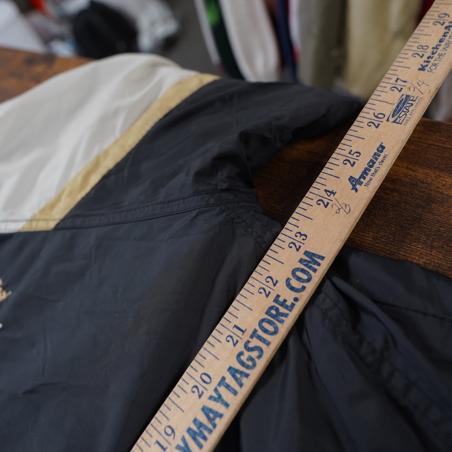 (M) Vintage Alabama State University Hornets Windbreaker Jacket Mens M Red Oak Black