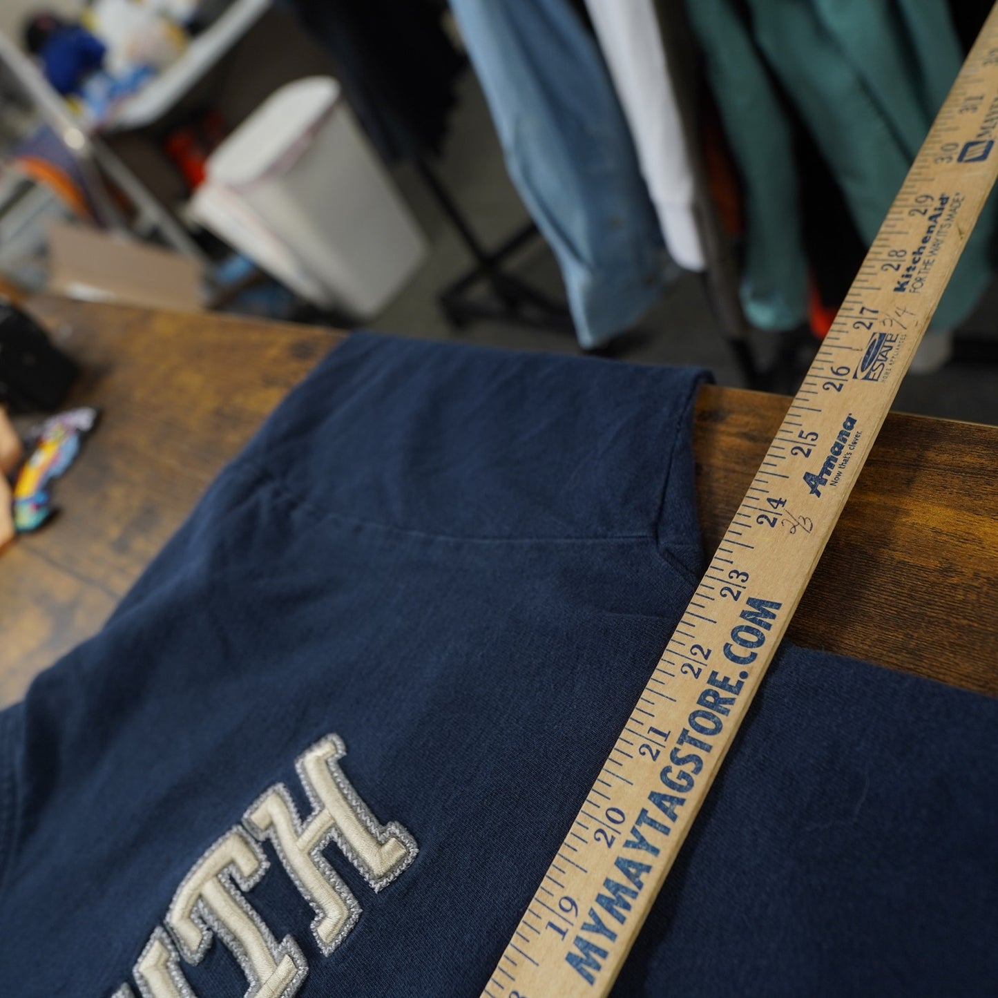 (L) Vintage Dirty South Embroidered Y2K Hip Hop T-Shirt Men's L Navy Blue 2000s