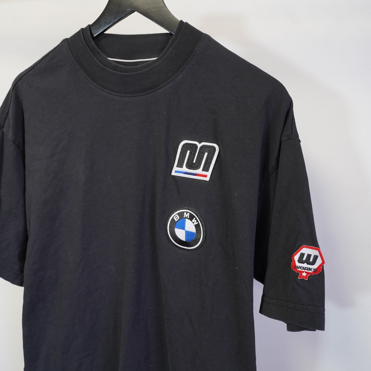 Puma(M) BMW M Motorsport Garage Crew Neck Short Sleeve T-Shirt Men's M Black