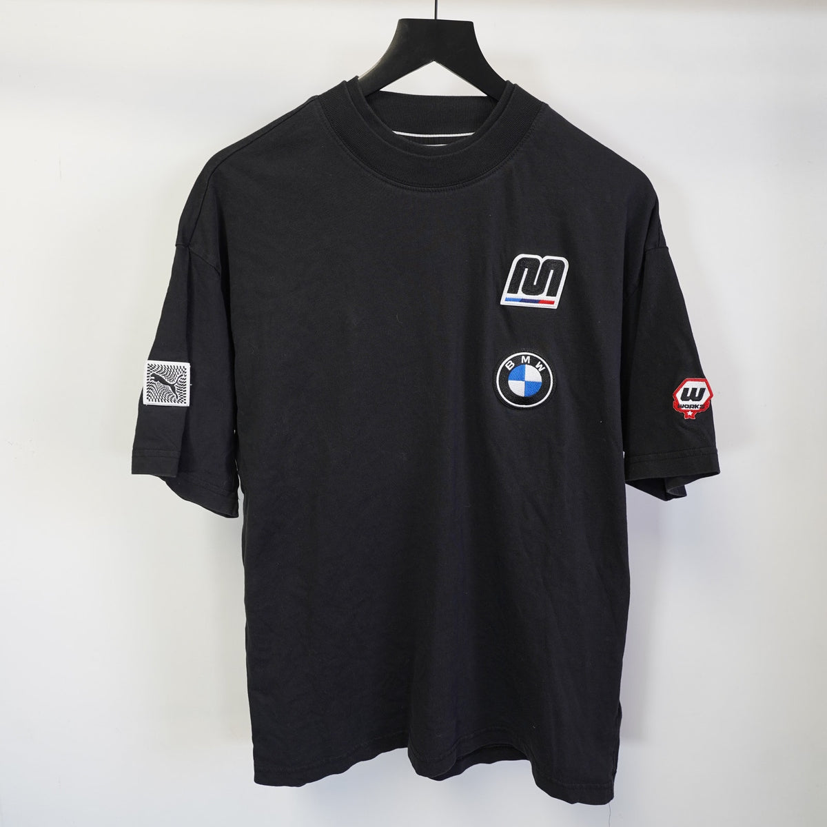 Puma(M) BMW M Motorsport Garage Crew Neck Short Sleeve T-Shirt Men's M Black
