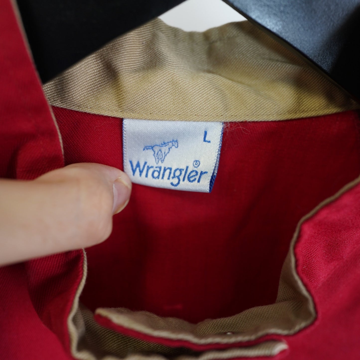 (Kids L) Vintage Wrangler Rodeo Cowboy Western Jacket Boys L Red Full Zip Bomber Kids
