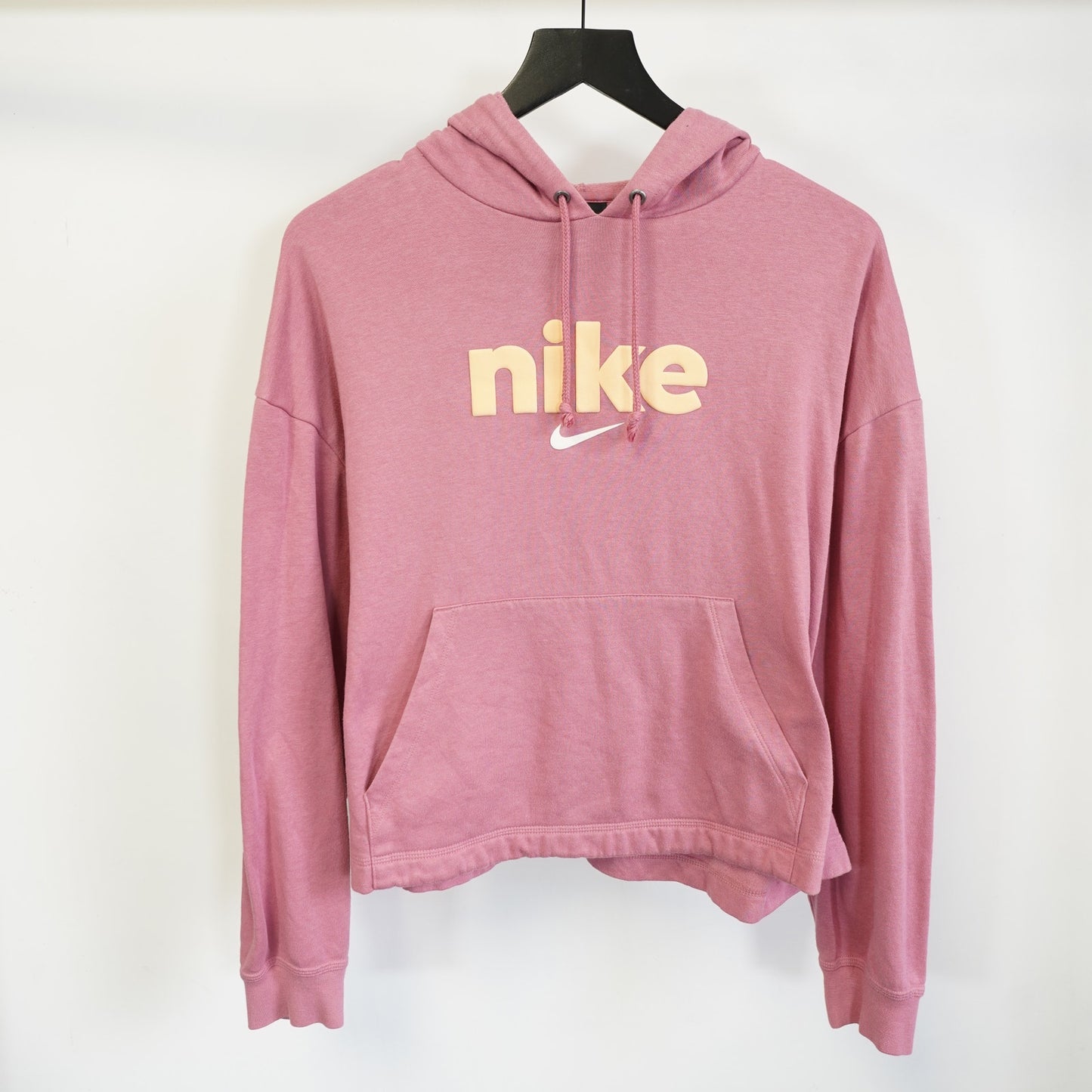 (L) Nike Sportswear Fleece Varsity Hoodie Desert Berry Pink Women's L Activewear