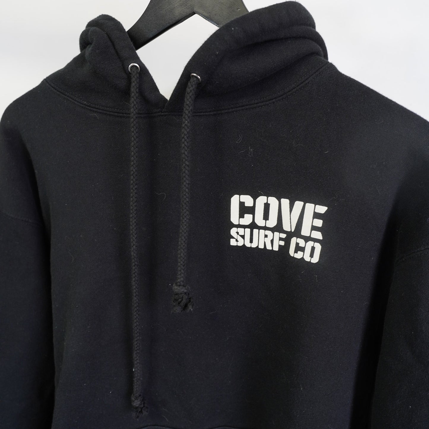 (L) Cove Surf Company Sea Turtle Hoodie Men's L Black Skate Y2K 2000s
