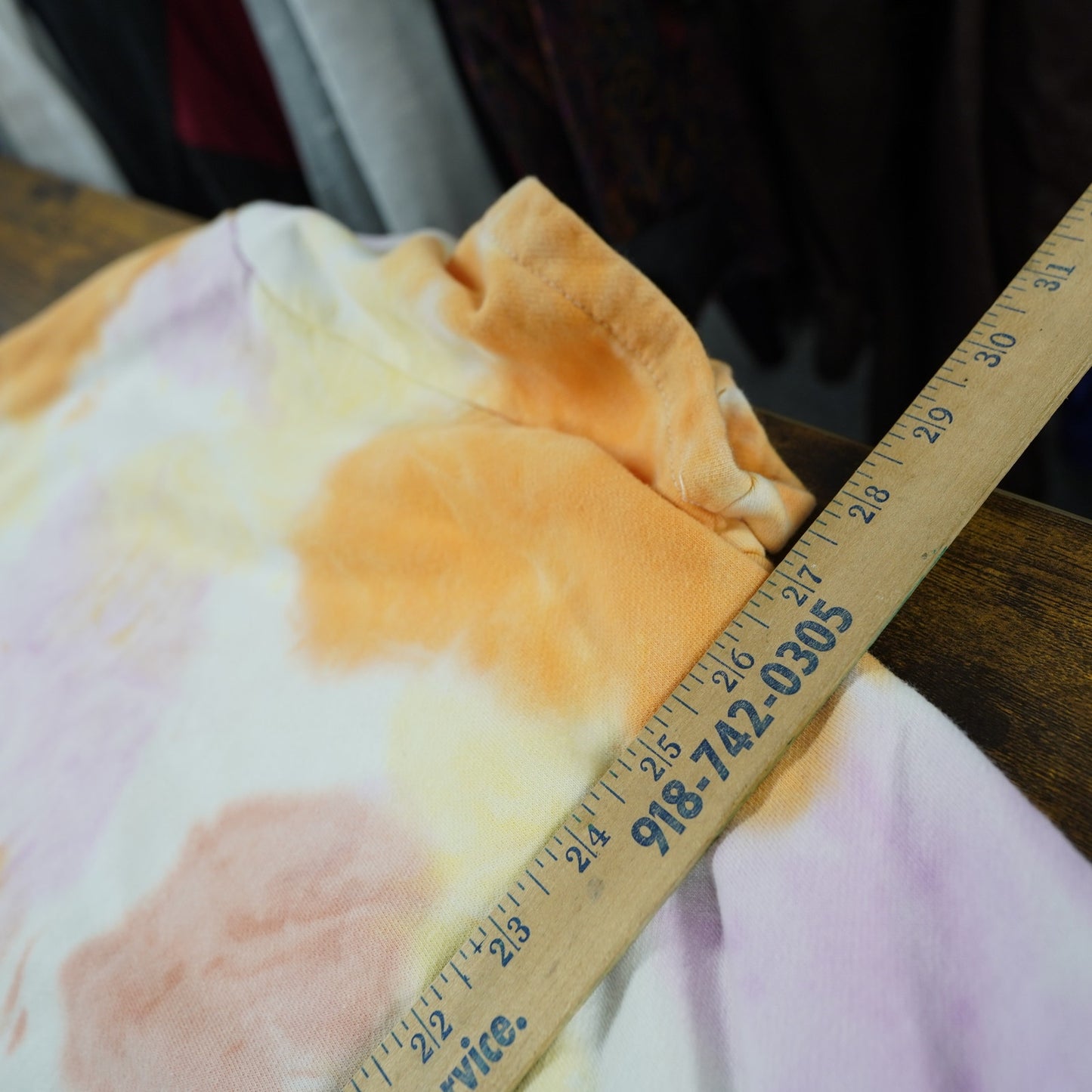 (Women's 3XL) Minnie Mouse Walt Disney World Cropped Tie Dye Sweatshirt Women's 3XL Multicolor