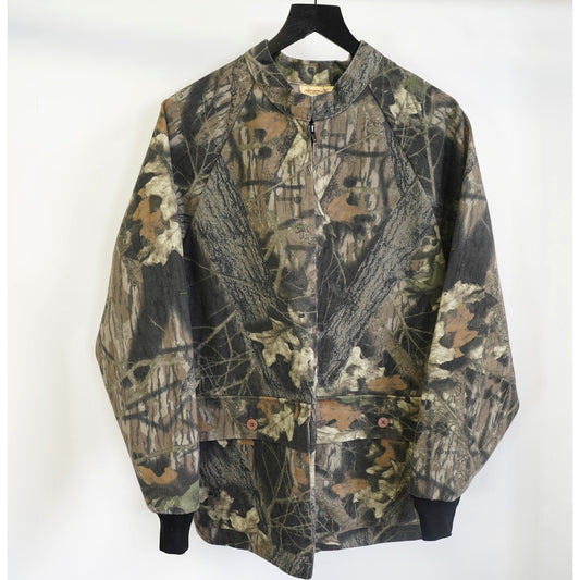 (M) Vintage ScentLok Mossy Oak Bottom Land Hunting Camo Field Coat Jacket Men’s M