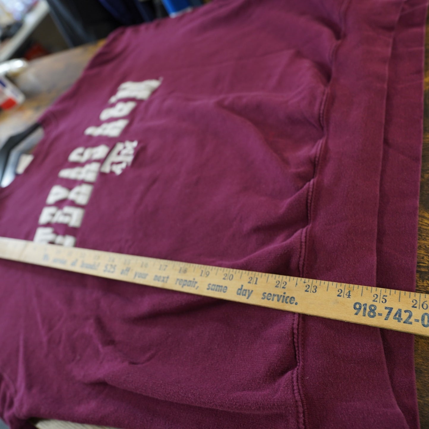 (XL) Texas A&M Aggies Sewn Crewneck Sweatshirt OVB Men's XL Maroon ATM Stitched