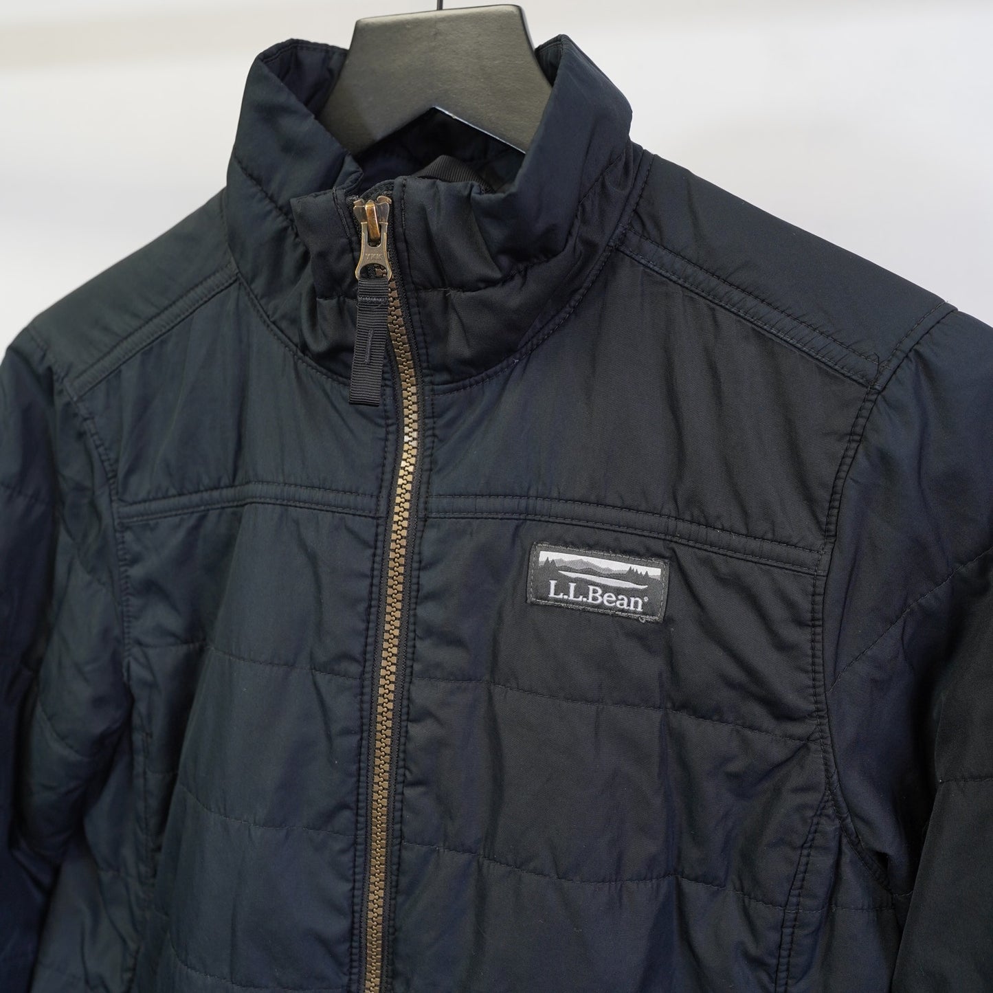 (Women's XS) L.L. Bean Quilted Insulated Puffer Jacket Full Zip Women's Size XS Black Gorpcore