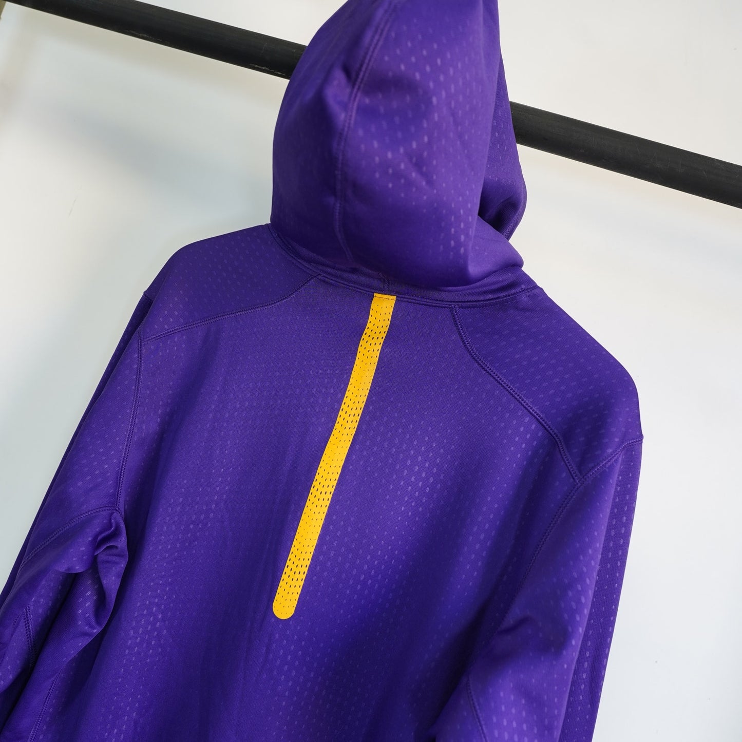 (L) LSU Tigers Nike Therma-Fit Purple Tech Pullover Hoodie Men's L Jacket