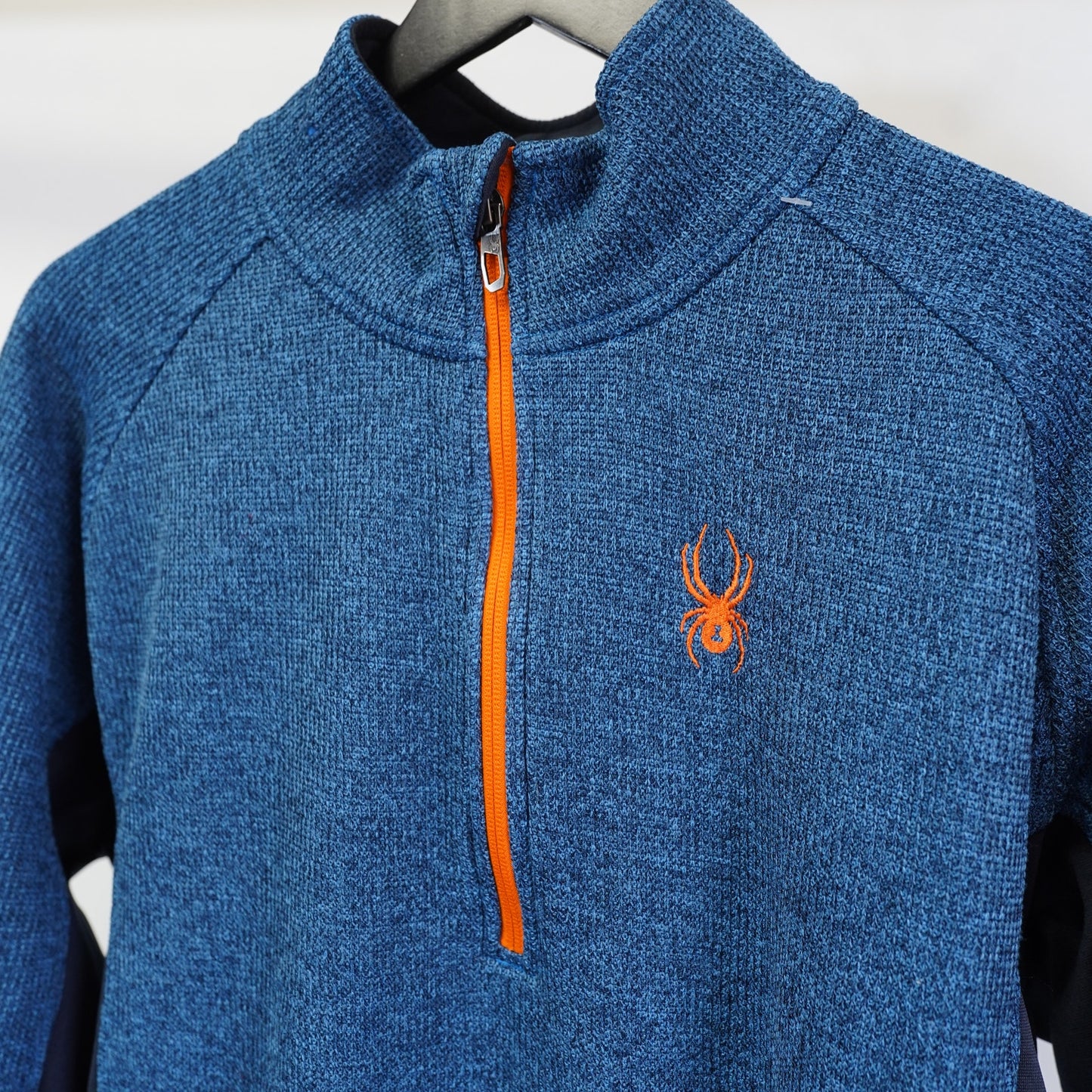 (XL) Spyder Outbound Half-Zip Stryke Fleece Jacket Men's XL Blue Orange 1/4 Zip
