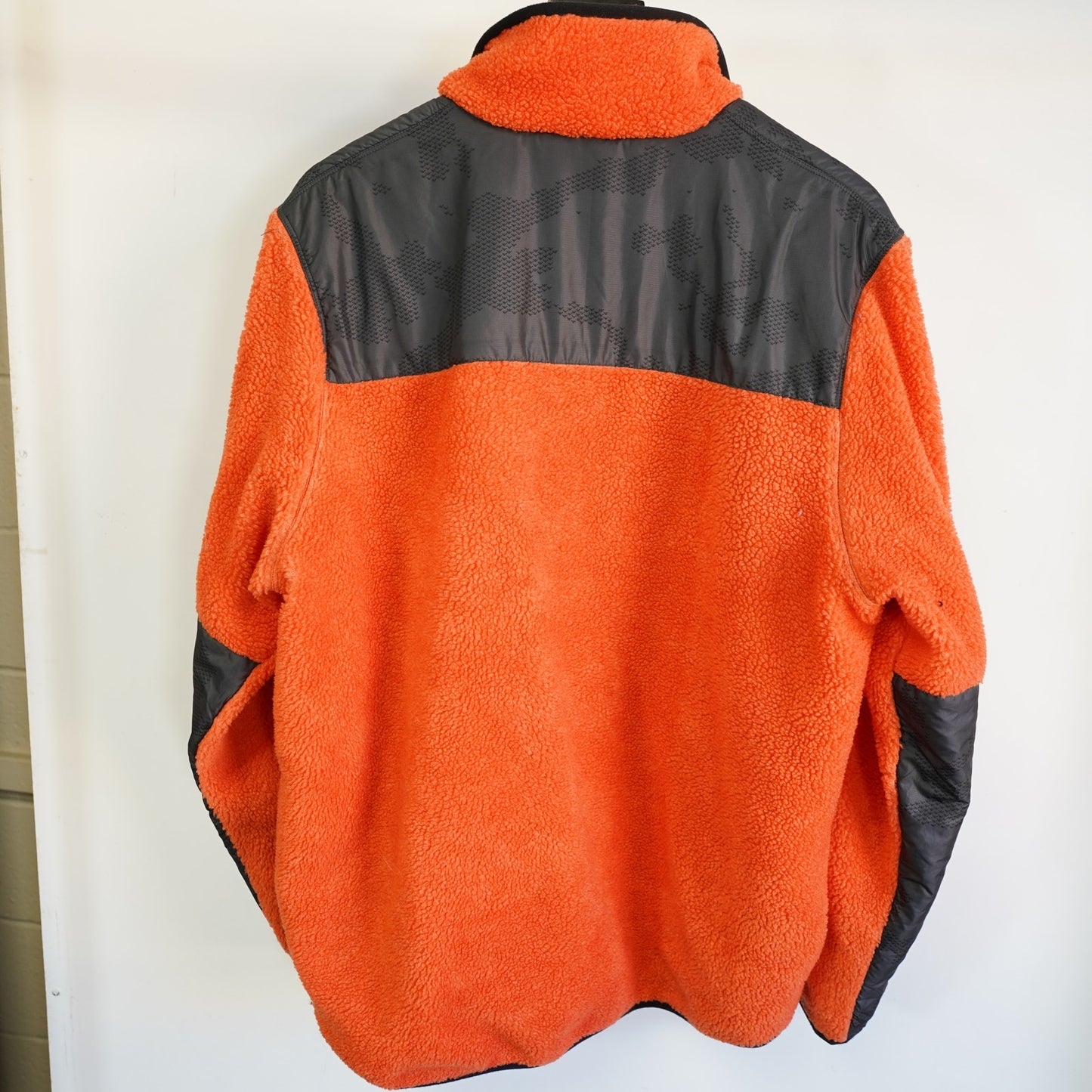(XL) Nike Track & Field Deep Pile Fleece Orange Tech Jacket