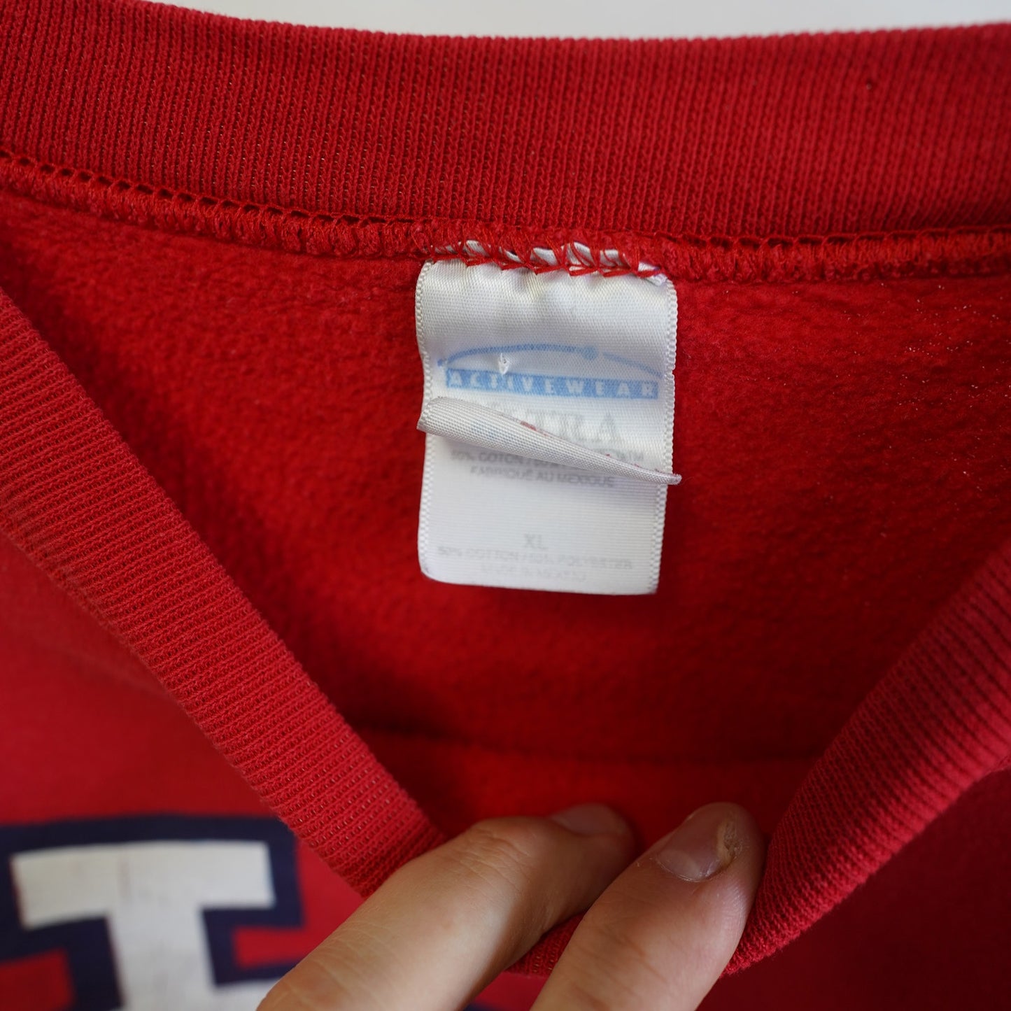 (XL) Vintage St. Louis Cardinals Y2K Sweatshirt Men's XL Red Big Logo MLB 2000s Retro