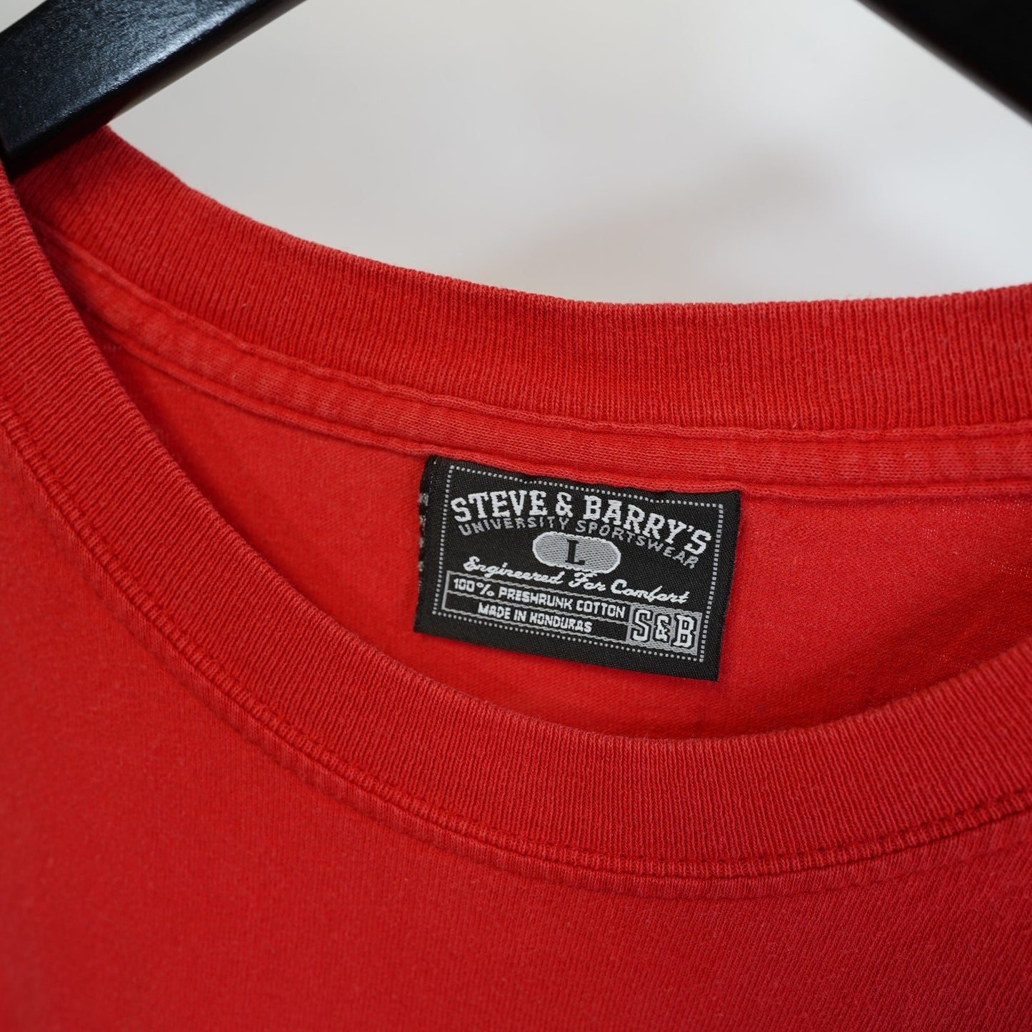(L) Vintage NC State Wolfpack Steve & Barry's T-Shirt Men's L Red North Carolina