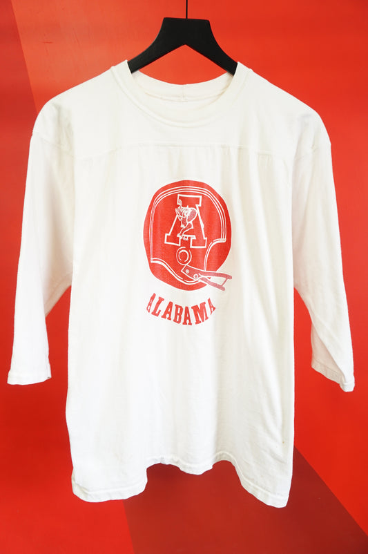 (L) Vtg Alabama Football T-Shirt Jersey