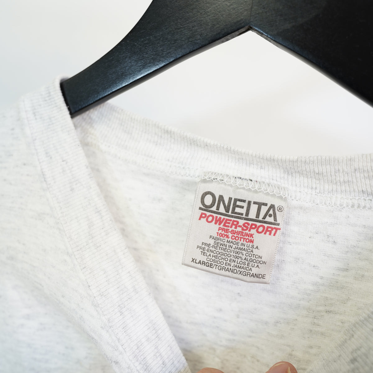 (XL) Vintage 90s Oneita Ohio State Buckeyes Embroidered T-Shirt XL Gray