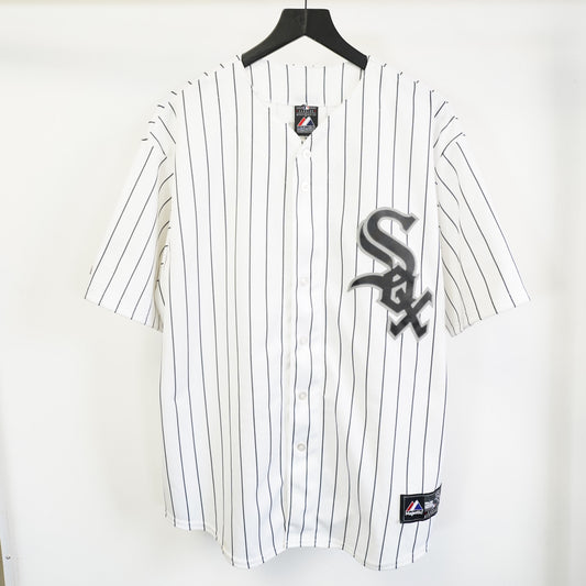 (XL) Majestic Chicago White Sox Paul Konerko 14 Pinstripe Jersey Mens XL MLB