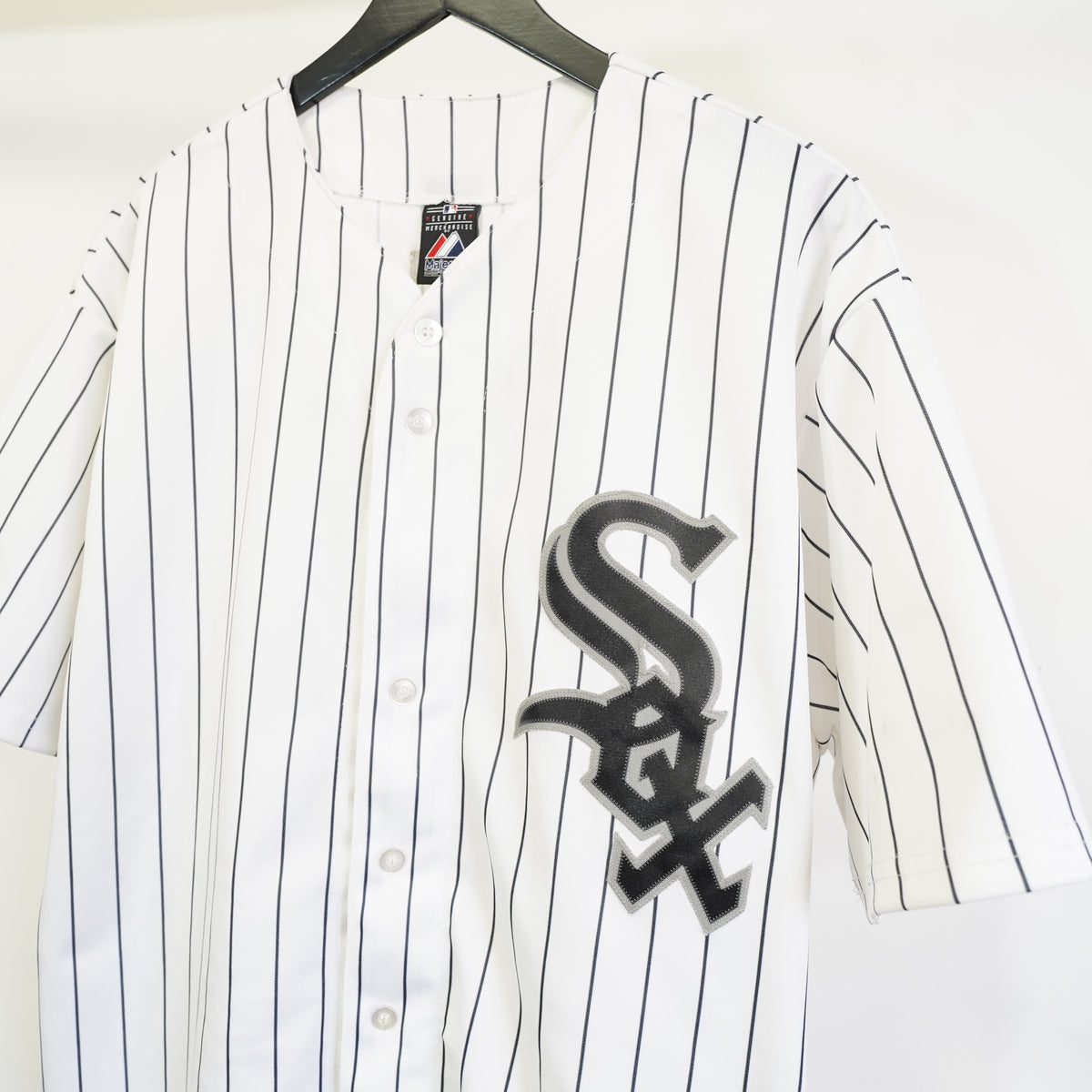 (XL) Majestic Chicago White Sox Paul Konerko 14 Pinstripe Jersey Mens XL MLB