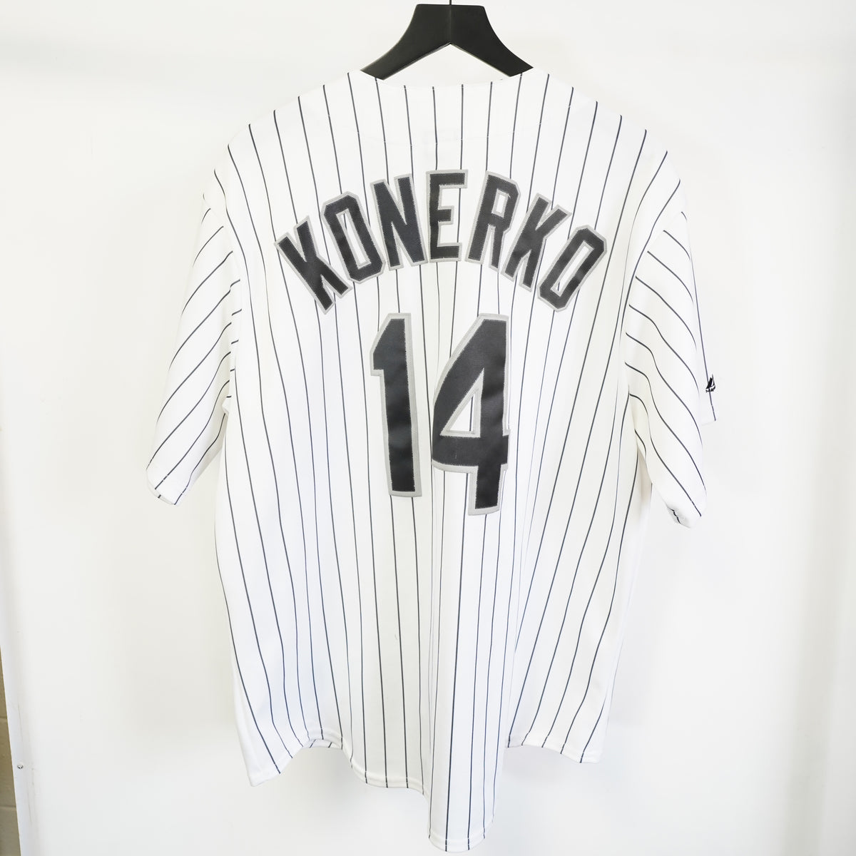 (XL) Majestic Chicago White Sox Paul Konerko 14 Pinstripe Jersey Mens XL MLB