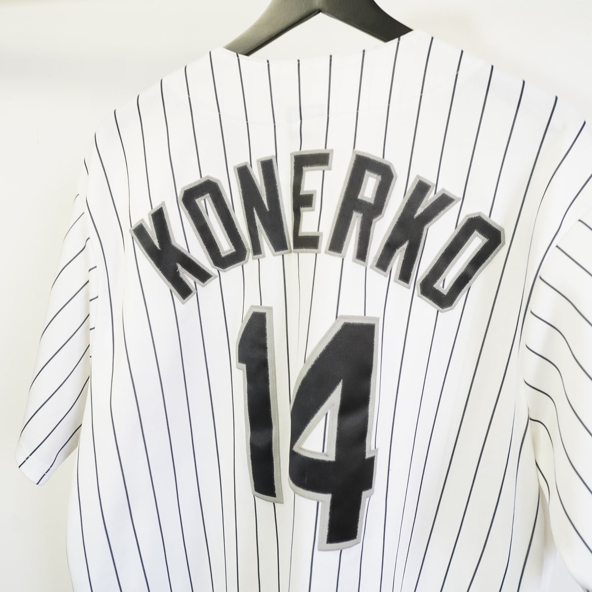 (XL) Majestic Chicago White Sox Paul Konerko 14 Pinstripe Jersey Mens XL MLB