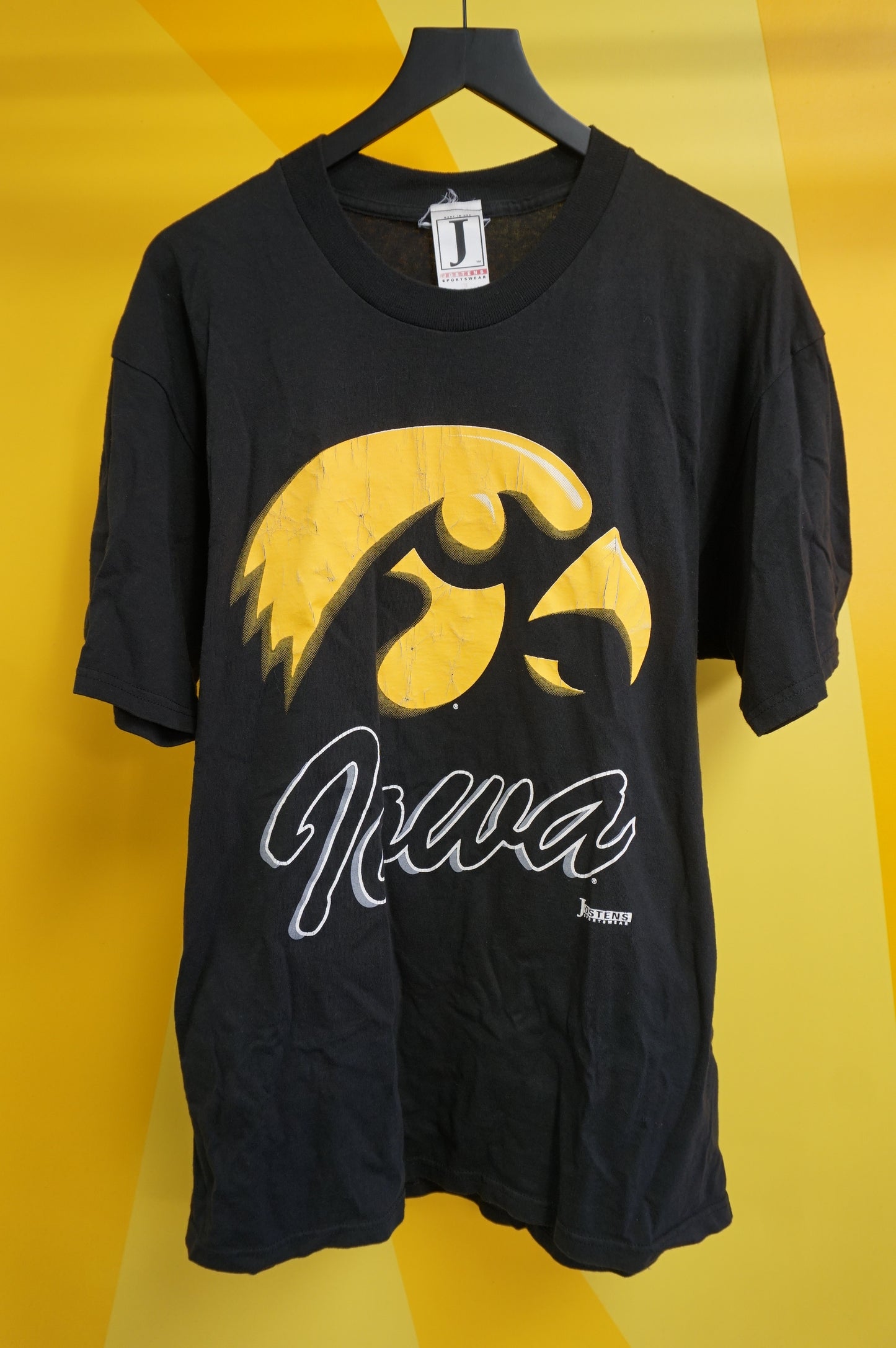 (L/XL) Vtg Iowa Hawkeyes T-Shirt