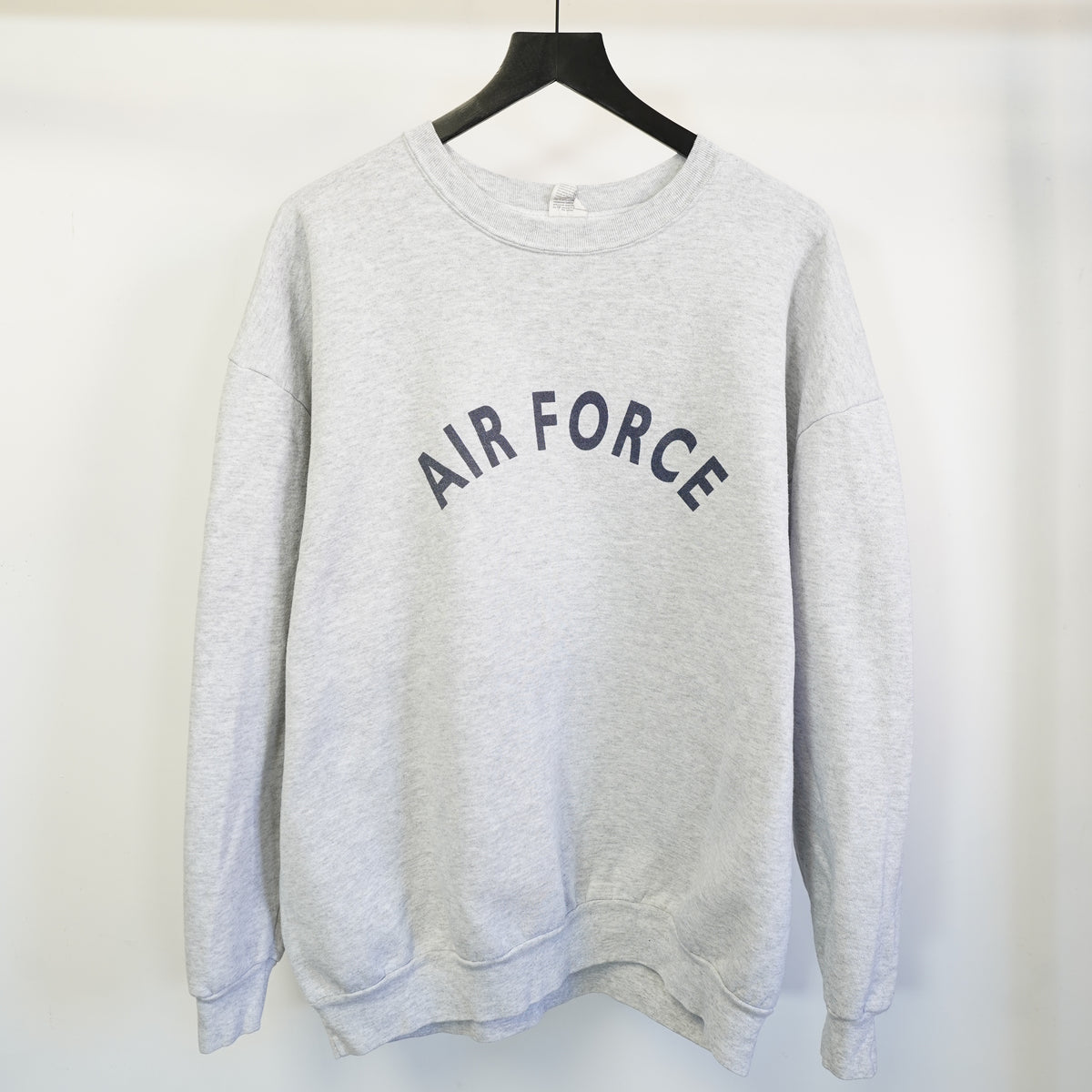 (XL) Vintage US Air Force Crewneck Sweatshirt Gray Made in USA XL Military Pullover