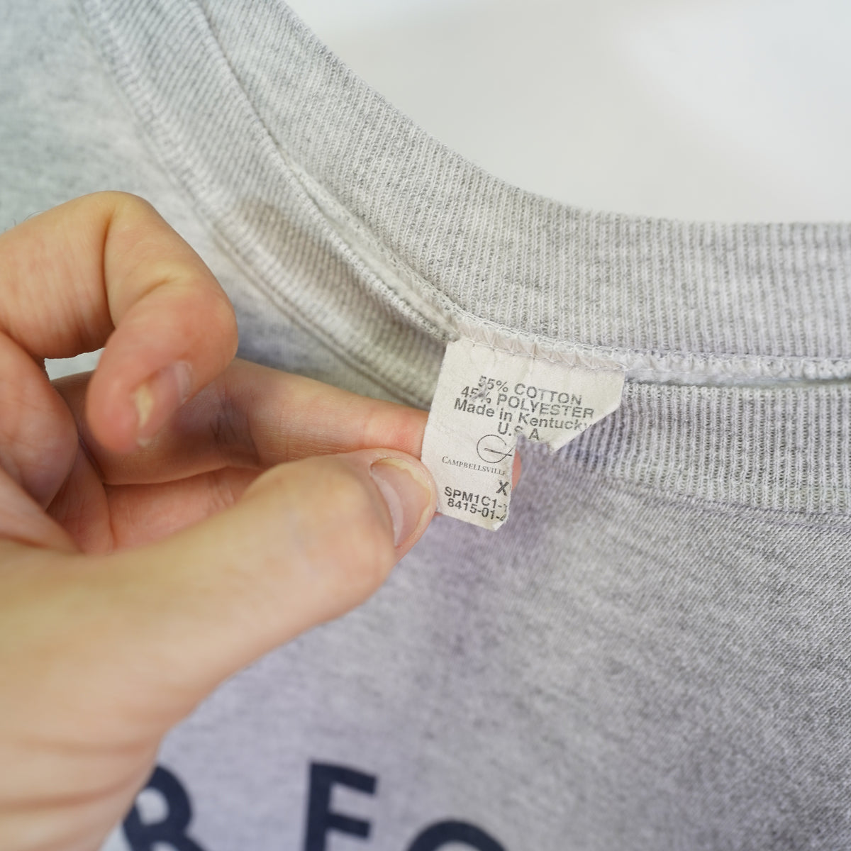 (XL) Vintage US Air Force Crewneck Sweatshirt Gray Made in USA XL Military Pullover