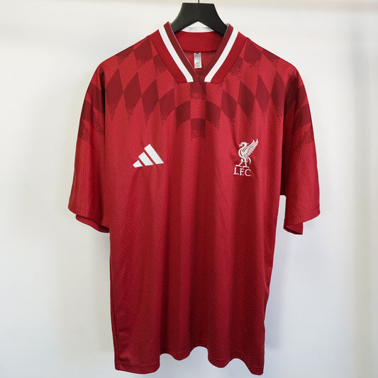 (L). Adidas Liverpool FC Red Stadium Soccer Jersey Mens Medium LFC