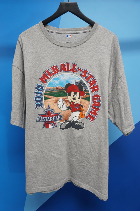 (3XL) 2010 MLB All Star Mickey Mouse T-Shirt