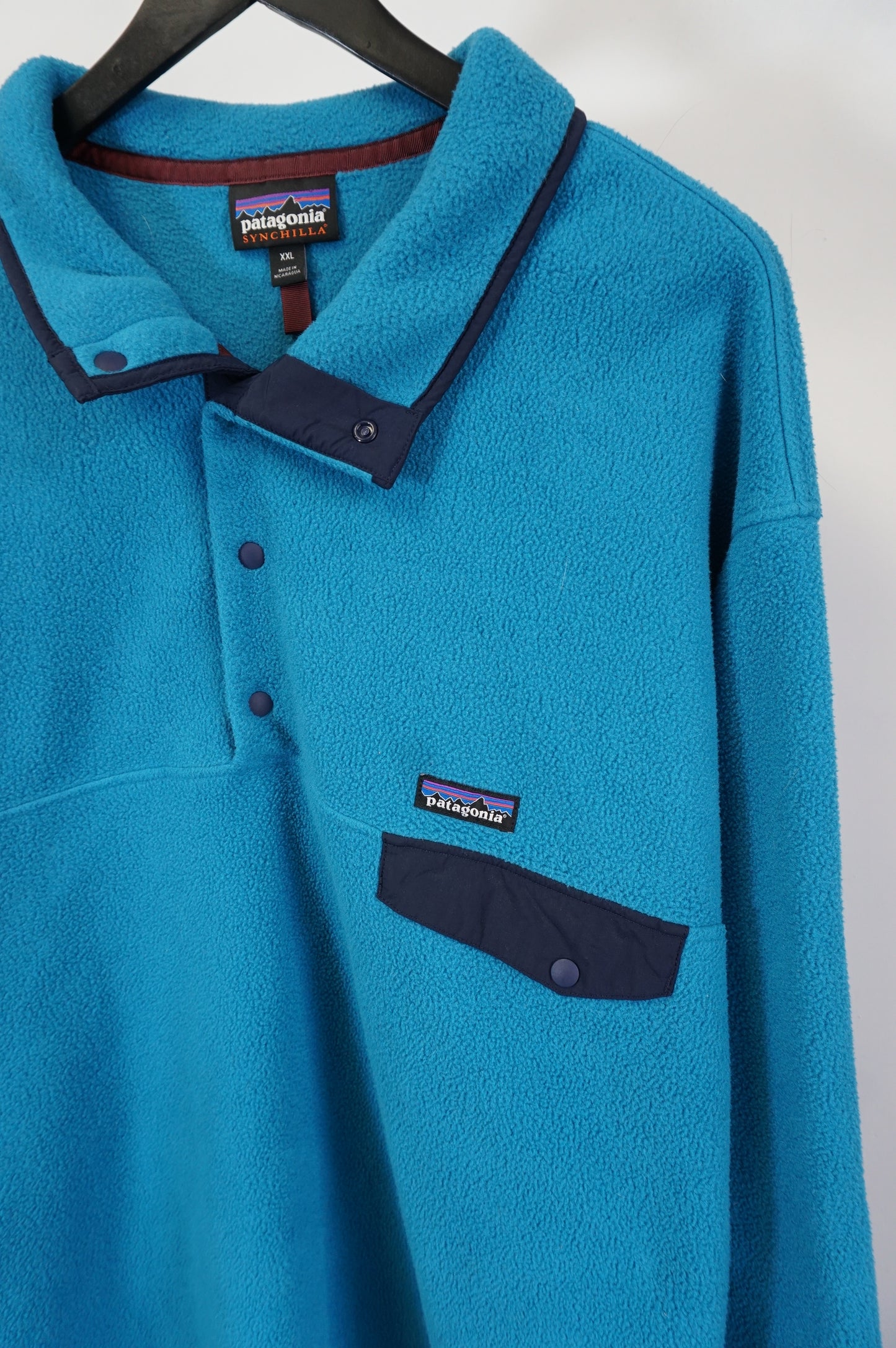 (XXL) Blue Patagonia Synchilla Fleece