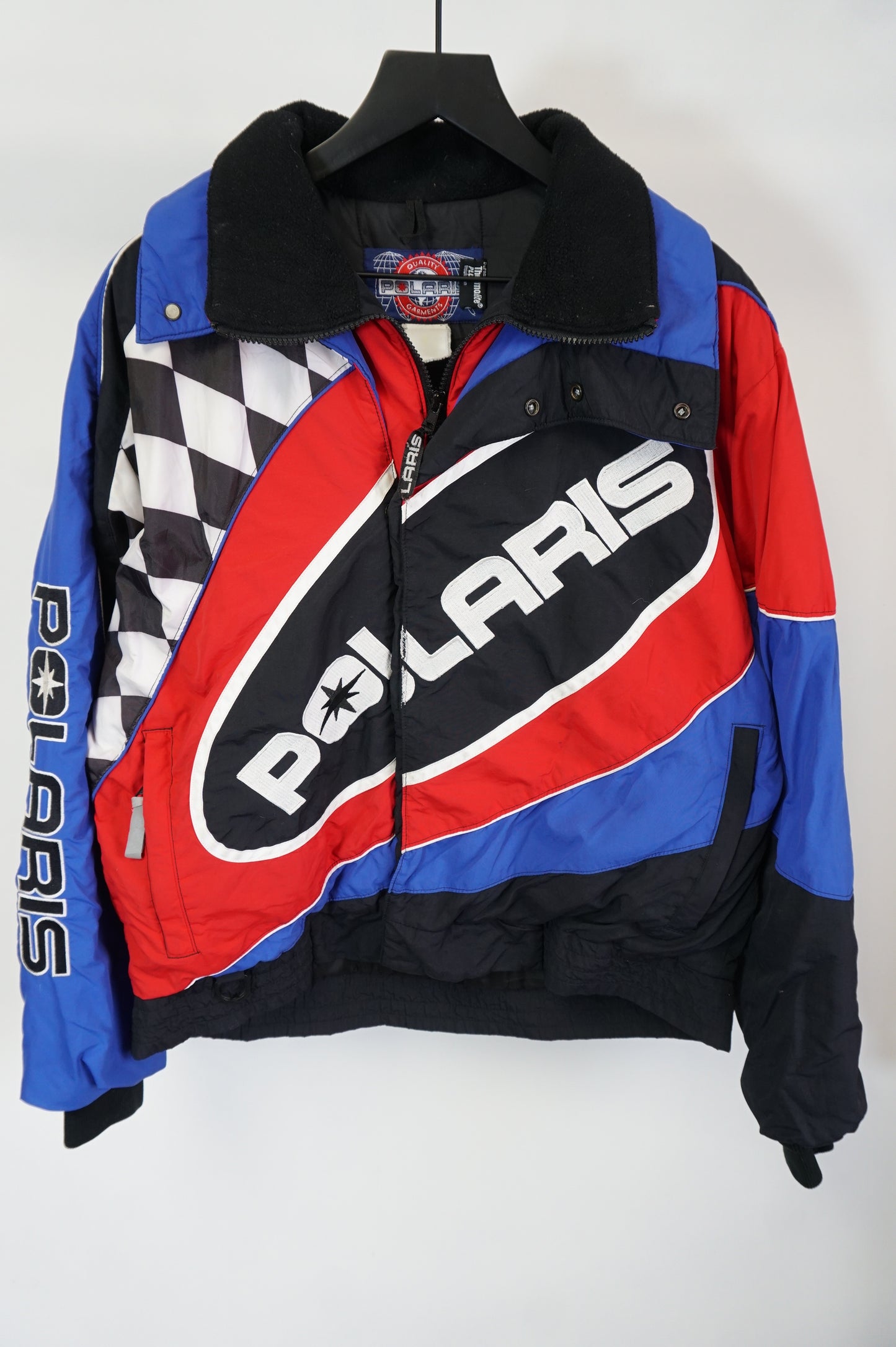 (L) Vtg Polaris Racing Puffer Jacket