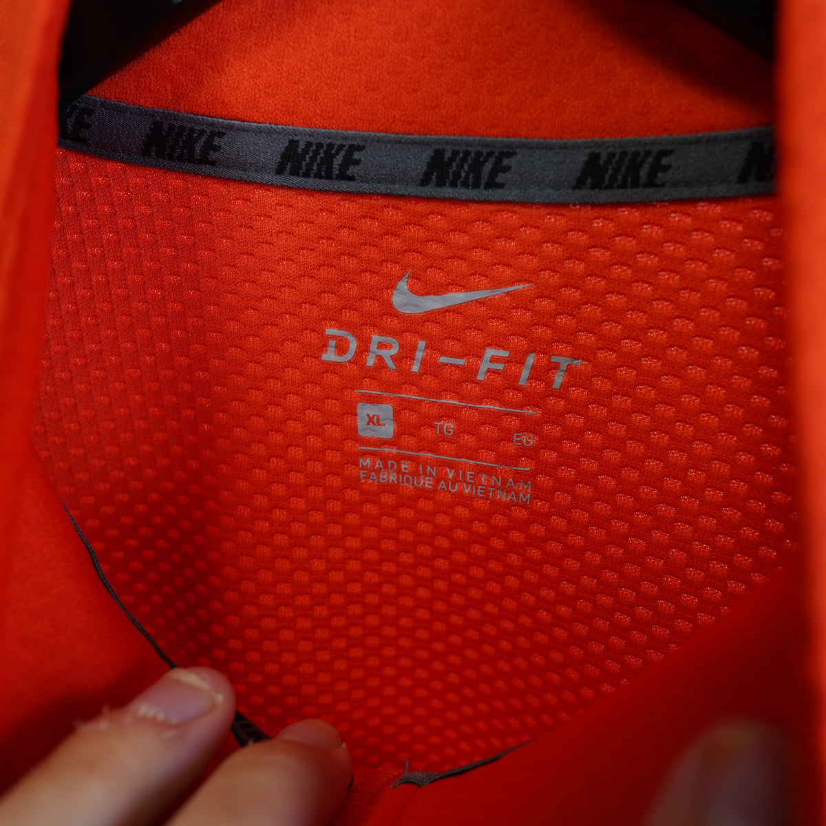 (XL) Nike Illinois Fighting Illini Mens XL Dri-FIT Orange Quarter Zip Pullover
