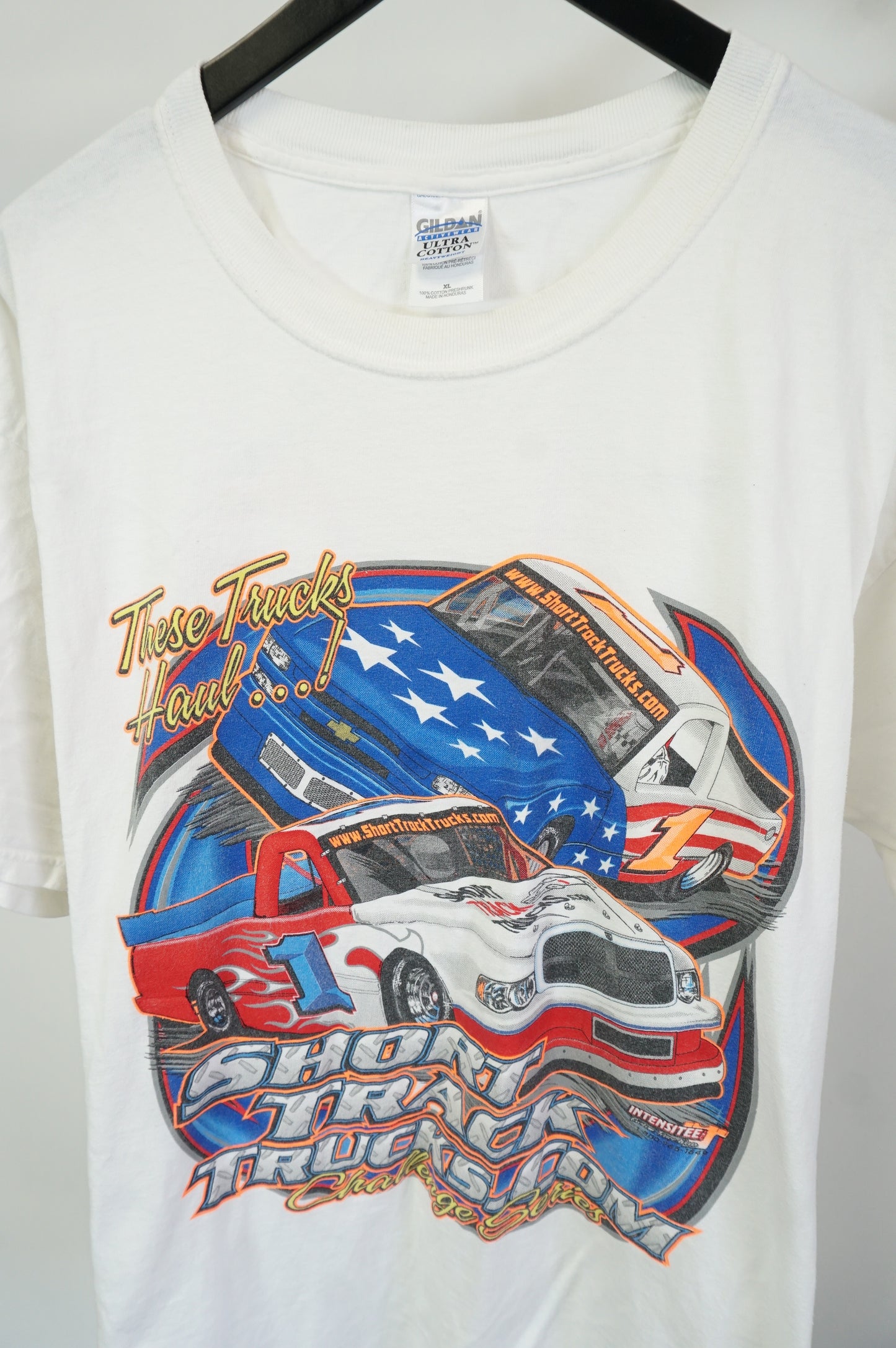 (XL) Short Track Truck Racing T-Shirt
